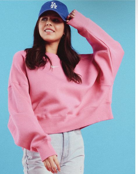 Nike Sportswear Phoenix Fleece, Crop Crewneck, Summertime Outfits, Pink Nikes, 15th Birthday, Polly Pocket, Cozy Vibes, Birthday Wishlist, Dope Outfits