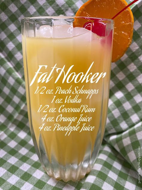 Fat Hooker Drink Recipe, Alcohol Jug Drink Recipes, Western Drinks, Wild West Cocktails, Fat Hooker Cocktail, Fat Hooker Drink, Weight Watcher Alcoholic Beverages, Mixed Drinks Alcoholic Jug, Tito’s Party Punch