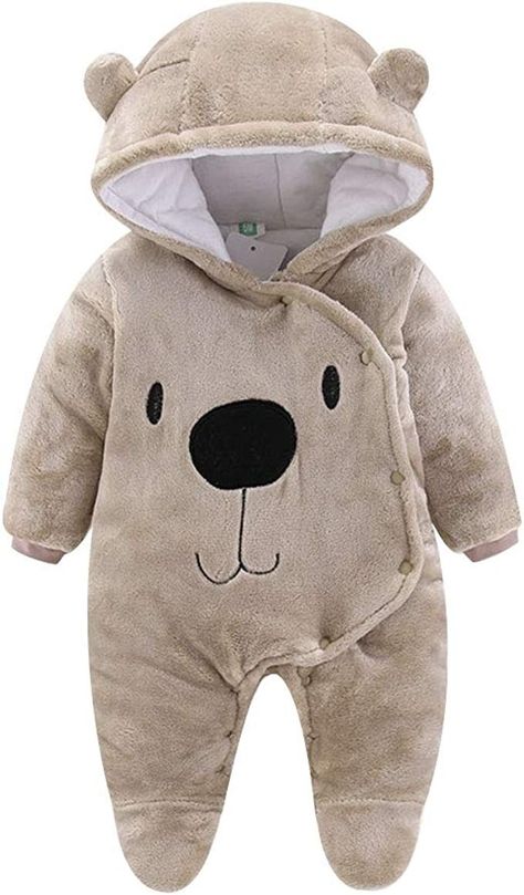 100% Cotton Imported Snap closure Hand Wash Only Winter Romper, Winter Newborn, Winter Items, Baby Snowsuit, Boys Winter Coats, Winter Jumpsuit, Winter Baby Clothes, Romper Suit, Infant Girls