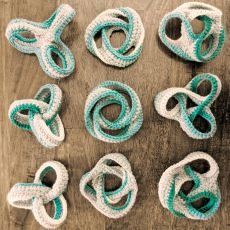 Online Topological Crochet – National Museum of Mathematics Topological Crochet, Math Crochet, Sensory Crochet, Crochet Math, Crochet Freeform Tutorial, Crochet Hyperbolic, Crochet Science, Tropical Crochet, Hyperbolic Crochet