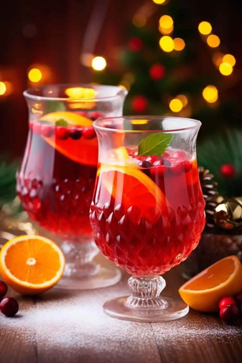 Christmas Punch - BeCentsational Drinks Alcohol Recipes Winter, Sparkling Wine Punch, Best Mulled Wine Recipe, Hot Christmas Drinks, Loaded Mashed Potato Balls, Easy Winter Cocktails, Wine Punch, Holiday Party Drinks, Christmas Side Dish Recipes