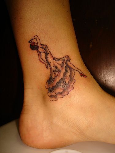 Dancer Tattoo, Dance Tattoo, 7 Tattoo, Red Ink Tattoos, Red Tattoos, Pin Up Tattoos, Flamenco Dancers, Skin Art, Line Tattoos