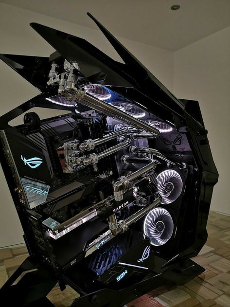 Best Gaming Pc, Custom Gaming Computer, Custom Computer Case, Build A Pc, Pc Builds, Computer Gaming Room, Gaming Pc Build, Computer Build, Pc Gaming Setup