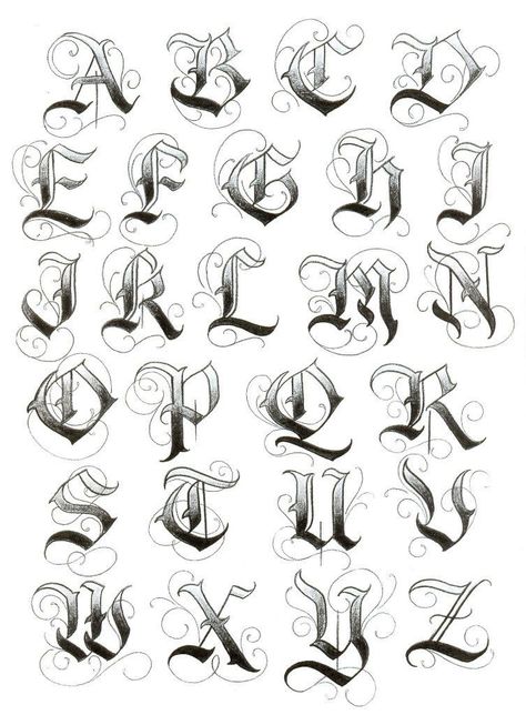 Letter Font Drawing, Old English Cursive Letters, X Drawing Letter, Pretty Lettering Alphabet, Cool Font Alphabets, Old English Alphabet Letters, Big Meas Lettering Alphabet, Name Ideas Drawing, English Letters Design Style