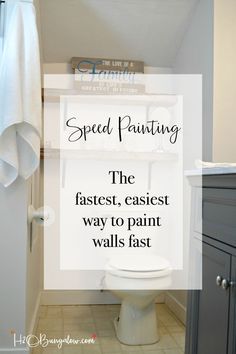 Can you paint an 8 x 10 foot wall in under a minute? Yes! Speed painting the fastest easiest way to paint walls fast with little mess and easy cleanup. Easiest Way To Paint A Room, Easy Way To Paint Walls, Paint Tricks, House Flips, Paint Walls, Easy Home Improvement Projects, Reclaimed Wood Kitchen, Bath Makeover, Easy Home Improvement