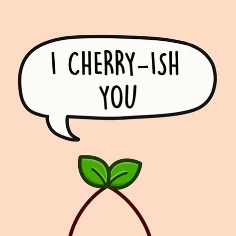 ☆ LEFD Designs ☆ It's All Pun & Games on Instagram: "Share this with someone you cherish 🍒 

#cherries #puns #virtualhug #love #bff #wholesome #cute #cuteart #procreate #kawaiiart #lefddesigns" Cherry Puns, Cheesy I Love You Puns, Valentines Day Puns Friends, I Love You Puns, Strawberry Puns, Virtual Hug, Kawaii Art, Puns, Cute Art