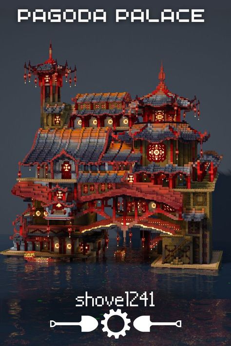 This build is available for download on Patreon! Follow the link on this post to learn more! #minecraft #minecraftbuildingideas #minecraftbuild #minecraftsurvival #minecraftaesthetic #minecraftseed #minecraftcottagecore Japanese Minecraft Builds, Minecraft Japanese House, Minecraft Japanese, Minecraft Kingdom, Rumah Minecraft Sederhana, Minecraft Mansion, Minecraft Structures, Minecraft House Plans, Bangunan Minecraft