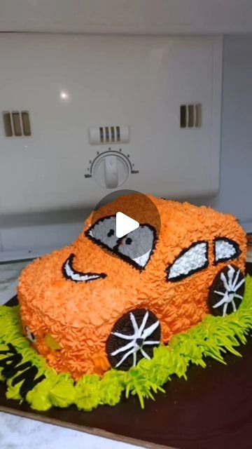 Ajufa Khatun on Instagram: "10 Million views.💫

Thank you everyone.🥺❤️

@__chikka" Children’s Birthday Cake, Cake Car, Car Cakes, Air Fryer Recipes Dessert, Cars Cake, Cake Decorating Videos, Car Cake, Special Occasion Cakes, 10 Million