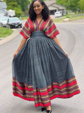 ብርሃን Oromo Dress, Shweshwe Designs, Eritrean Culture, Ethiopian Dresses, Xhosa Attire, Eritrean Dress, Beautiful Ethiopian, Ethiopian Clothing, Ethiopian Traditional Dress