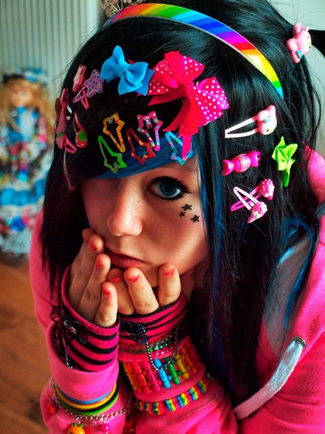 Decora Hair, Decora Girl, Decora Aesthetic, Harajuku Hair, Decora Harajuku, Decora Fashion, Harajuku Decora, Harajuku Fashion Street, Kei Fashion