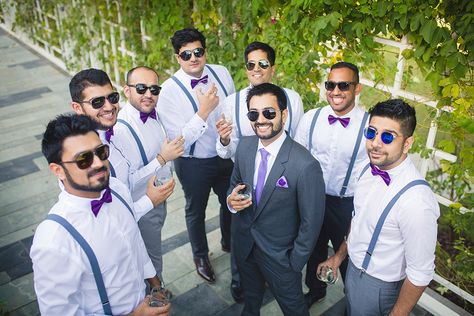 Purple Groomsmen Attire Wedding, Groomsmen Attire Lavender, Purple Groomsmen Attire, Groomsmen Attire Purple, Purple Groomsmen, Color Plomo, Groomsmen Grey, Bride And Groom Outfits, Groomsmen Outfits