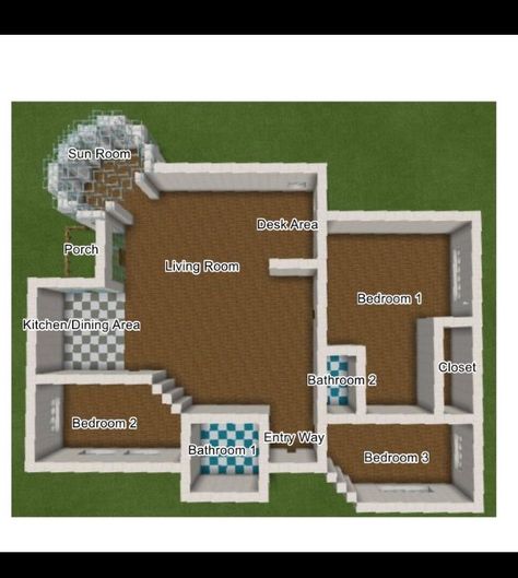 Minecraft House Layout, Modern Minecraft Houses, Houses Minecraft, Case Minecraft, Rumah Minecraft Sederhana, Minecraft Mansion, Minecraft Interior Design, Minecraft House Plans, Bangunan Minecraft