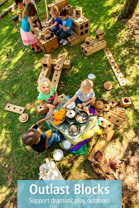 Open Ended Outdoor Play, Outdoor Dramatic Play, Outdoor Provocations, Rich Activities, Constructive Play, Makers Space, Community Playthings, Natural Play Spaces, Container Van