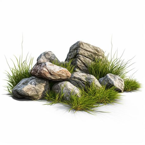 Grass Png Hd, Rocks Png, Stone Png, Grass Photoshop, Rock Png, Grass Png, Cartoon Grass, Tree Texture, Photoshop Png