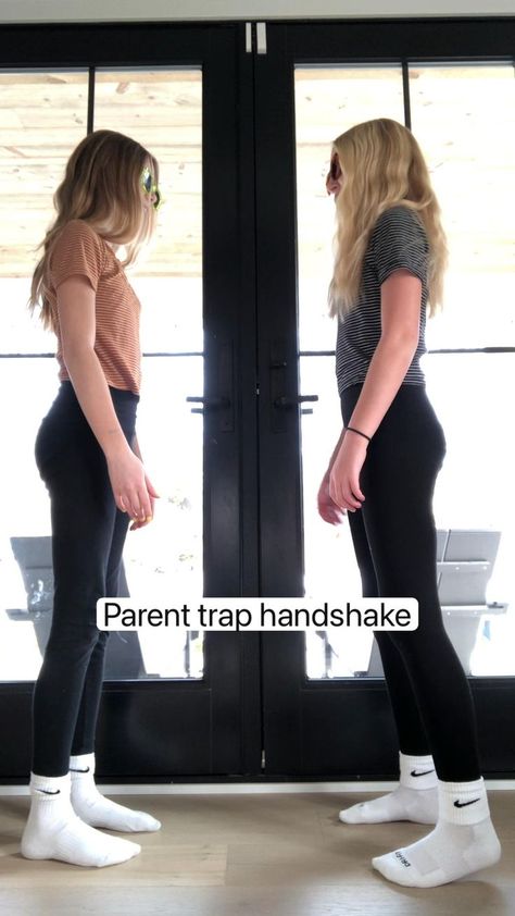 Parent trap handshake in 2022 | Crazy things to do with friends, Best friends whenever, Just girl things Light Bulb Trick With Friend, The Parent Trap Handshake Tutorial, Three Person Handshake, Parent Trap Handshake Tutorial, Hand Shake Aesthetic, Tricks To Do With Friends, Hand Shakes Best Friend, Fun Handshakes, Parent Trap Handshake