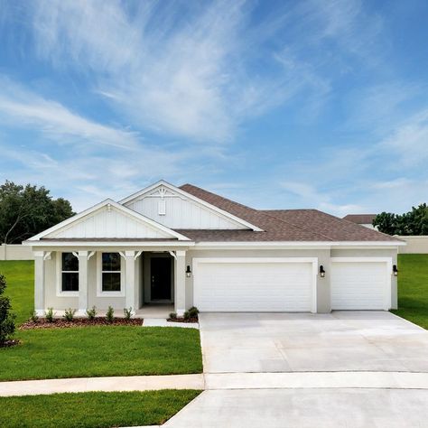 You don't need to settle for pre-owned. At D.R. Horton, you'll find brand-new homes that fit your budget. Start your search today. Home In Winter, House Under Construction, Affordable Homes, Ocala Florida, Home Floor Plans, Central Florida, Florida Home, Home Builder, Model Homes