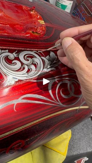 4.8K views · 3.2K reactions | Process work, adding some leafing on this custom painted gas tank. | Rodino Bautista | Tommee Profitt · In The End (Mellen Gi Remix) Car Painting Ideas, Tommee Profitt, Crossbone Gundam, Lettering Drawing, Custom Paint Motorcycle, Hand Lettering Drawing, Motorcycle Tank, Pinstriping, Gas Tank