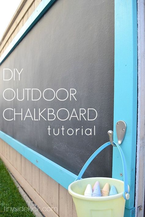 Outdoor Pictionary | 27 Insanely Fun Outdoor Games You'll Want To Play All Summer Long Outdoor Chalkboard, Fun Outdoor Games, Fun Outdoor Activities, Outdoor Classroom, Yard Games, Backyard Play, Backyard Playground, Backyard Games, Backyard For Kids