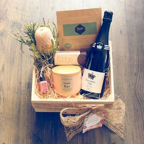 Thank You Hamper Ideas, Thank You Hamper, Hamper Ideas, Wagga Wagga, Bridesmaid Thank You, Crafty Diy, Gift Hampers, Beautiful Gifts, Gift Basket