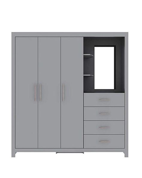 Wardrobe available Colors, sizes and designs can be customized Dm to order #namaslay #namaslayproducts #namaslaydesigns Three Door Cupboard Design, Latest Cupboard Designs, Grey Wardrobe, Bedroom Cupboard, Cupboard Wardrobe, Bedroom Cupboard Designs, Closet Decor, Bedroom Space, Cupboard Design