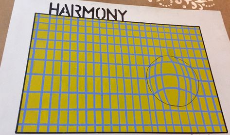 #principleofdesign #harmony Principle Of Design Harmony Drawing, Harmony Design Principle, Harmony Art Drawing, Principles Of Design Harmony, Design Fundamentals, Harmony Design, Markers Drawing Ideas, Markers Drawing, Harmony Art