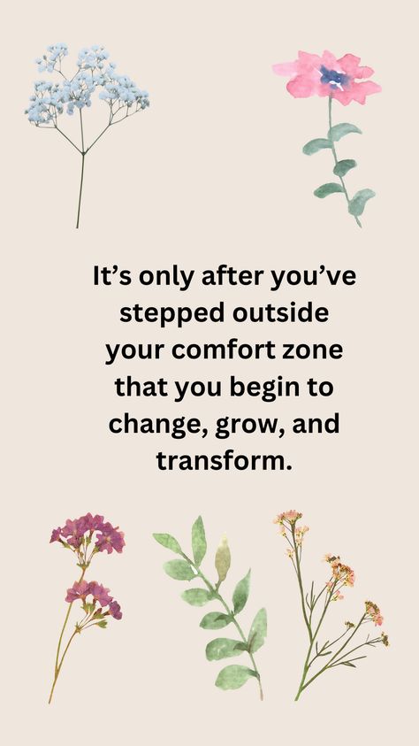 True transformation begins when you venture beyond your comfort zone. Embrace change, growth, and transformation by daring to step outside the familiar and explore new horizons. #ComfortZone #Growth #Transformation #Change #Adventure #QuoteOfTheDay #SelfImprovement #Courage Scared Of Change Quotes Comfort Zone, Embracing Change Quotes, Inspirational Quotes Wallpapers, Quotes Wallpapers, Embracing Change, Growth Quotes, Good Morning Photos, Embrace Change, Change Quotes