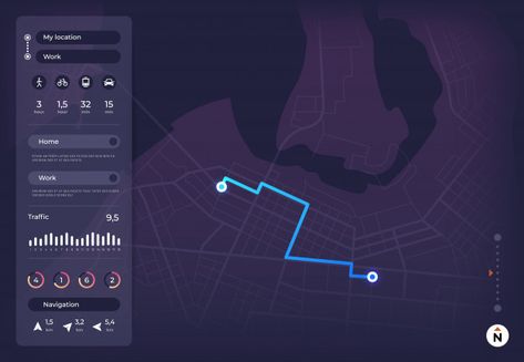 Isometric Map, Location Pin, Navigation Map, Mobile Interface, Isometric Illustration, Sat Nav, Mobile App Ui, Route Map, Technology Background