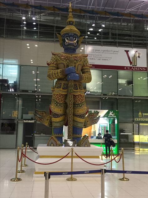 Bangkok, Thailand - Suvarnabhumi Airport Thailand Airport Aesthetic, Suvarnabhumi Airport Bangkok Thailand, Bangkok Airport Thailand, Thailand Airport Bangkok, Thailand Airport, Thailand Nightlife, Street Food Thailand, Bangkok Airport, Thailand Shopping