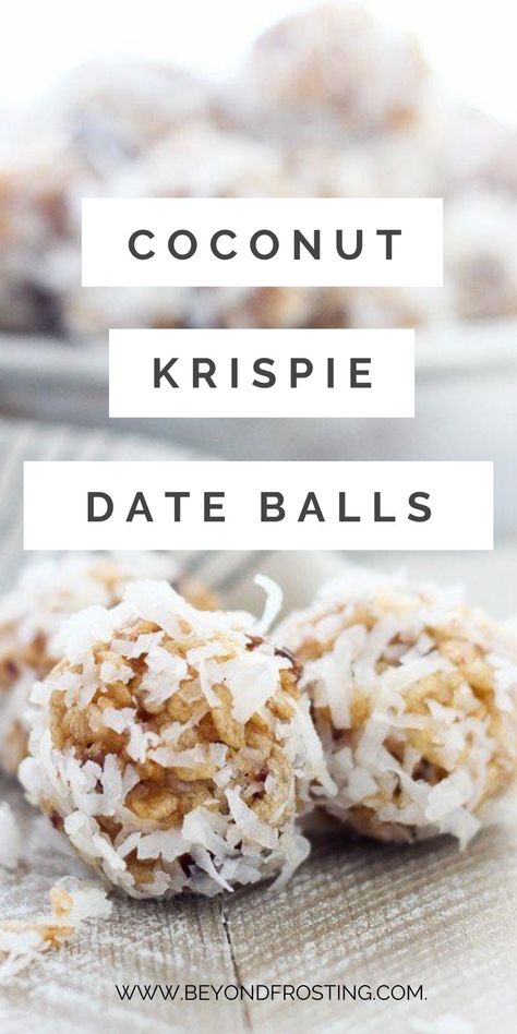 Cookies With Rice Krispies, Popper Bites, Coconut Date Balls, Cookie Balls Recipe, Favorite Christmas Cookies, Date Balls, Decorate Cookies, Krispie Treats Recipe, Candy Recipes Homemade