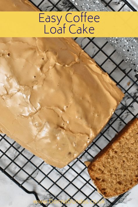 Coffee Loaf Cake, Coffee Loaf, Coffee Cake Loaf, Cake With Coffee, Coffee And Walnut Cake, Coffee Cake Recipes Easy, Coffee Buttercream, Loaf Cake Recipes, Easy Coffee Recipes