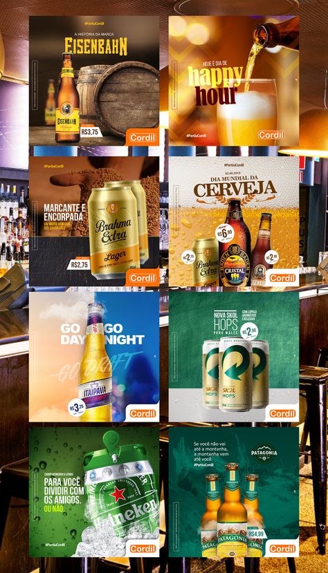 Distribuidora Cordil - Social Mídia 67 on Behance Event Promotion Design, Alcohol Social Media, Buy 1 Get 1 Free Design Poster, Bar Poster Design, Alcohol Design, Beer Ads, Social Media Art, Social Media Branding Design, 광고 디자인