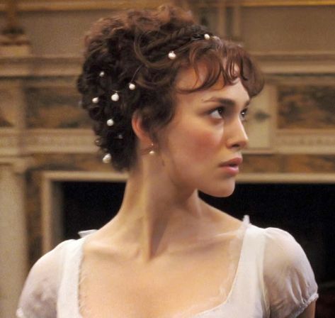 Lizzy Bennet, Elizabeth Bennett, Elizabeth Bennet, Pride And Prejudice, Jane Austen, Tumblr, Hair