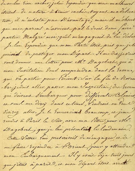 Vintage Ephemera: French Script, 1816.  Other great free images on this site too.    |   Vintage Ephemera Old Handwriting, Stary Papier, Handwritten Letter, Papel Vintage, French Script, French Paris, Chur, Cursive Writing, Images Vintage