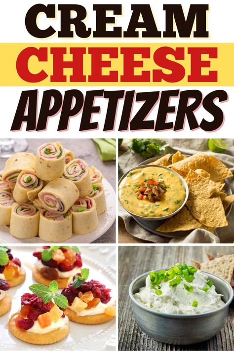 These cream cheese appetizers are rich, delicious, and creamy! From dips to bites to cheese-stuffed mushrooms, you really can't go wrong with cream cheese. Garden Vegetable Cream Cheese Recipes, Cream Cheese Snacks Easy, Vegetable Cream Cheese Recipe, Appetizers With Cream Cheese, Easy Cream Cheese Appetizers, Cream Cheese Appetizers, Cream Cheese Appetizer Recipes, Croissant Recipes, Cream Cheese Snacks