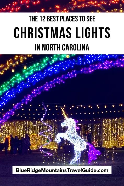 Manteo Nc, Christmas Light Show, Best Christmas Lights, Greenville Nc, Christmas Light Displays, Mountains Travel, 25 Days Of Christmas, Christmas Parade, Cary Nc