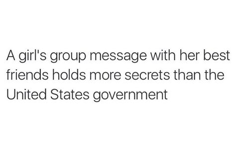 With the amount of investigations (stalking) that we do and evidence (screenshots) that the group chat holds, we basically qualify to be the CIA Group Chat Quotes, Chat Screenshots, Chat Quote, The Group Chat, Date Me, Group Chat, No Worries, Girl Group, The Secret