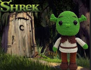 PATRONES AMIGURUMI GRATIS: PATRON GRATIS SHREK AMIGURUMI 62275 Shrek Crochet Pattern Free, Shrek Amigurumi, Shrek Crochet, Crochet Inspo, Amigurumi Free, Shrek, Easy Crochet Patterns, Crochet Patterns Amigurumi, Crafty Stuff