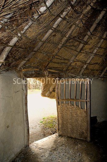 Interior of Early Medieval Ring-fort hut Hut Interior, Tiny House Camper, Medieval Rings, Early Medieval, Medieval Houses, Traditional Building, Building Techniques, Dark Ages, Fairy House