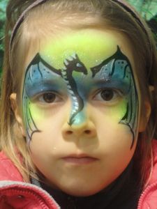 Dragon Face Paint, Dragon Face Painting, Dragon Face, Purple Dragon, Facepainting Ideas, Unicorn Face, Face Painting Designs, Henna Art, South Florida