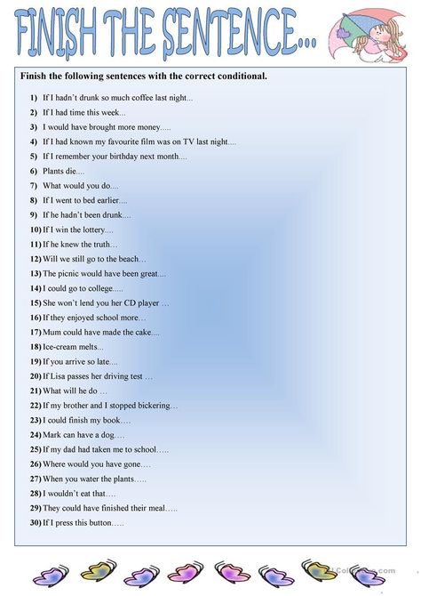 The Sentence Worksheet, Memory Games For Seniors, Games For Senior Citizens, Speaking Prompts, Sentence Worksheet, Finish The Picture, Assisted Living Activities, Senior Citizen Activities, Finish The Sentence