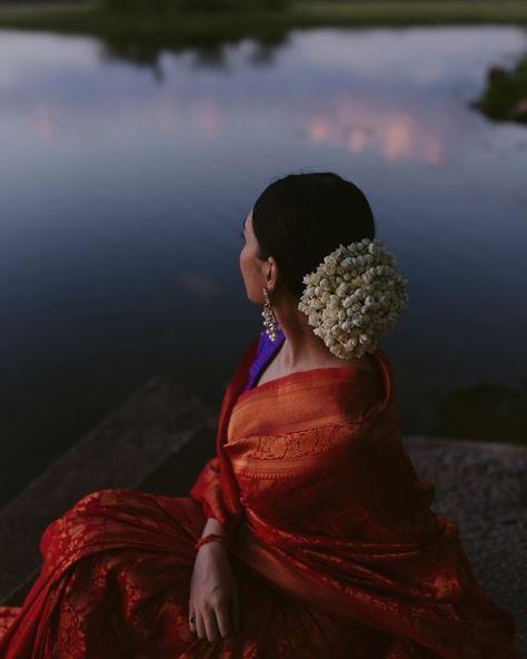 Aishwarya Ashok 🌿 on Instagram: "For @aanchalyadav041 💫 Styled by @stay__slay ❤️ Make up @glossedbykavin 🌿" Onam Outfits, Simple Saree Designs, Indian Bride Outfits, Saree Poses, Womens Trendy Dresses, Indian Photoshoot, Saree Photoshoot, Self Portrait Poses, Best Photo Poses