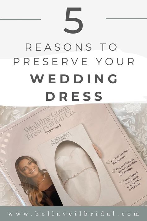 Wondering what to do with your wedding dress after the big day? Here are 5 reasons to preserve your dreamy wedding gown! Dress Preservation, Wedding Gown Preservation, Wedding Dress Preservation, Tying The Knot, Dreamy Wedding, Tie The Knots, Gown Wedding Dress, New Chapter, Beautiful Bride