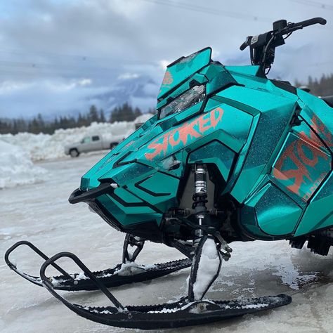 Snowmobiling Girl, Sled Wraps, Sledding Snowmobile, Snowmobile Girl, Snow Vehicles, Big Girl Toys, Motocross Gear, Polaris Snowmobile, Motorcross Bike