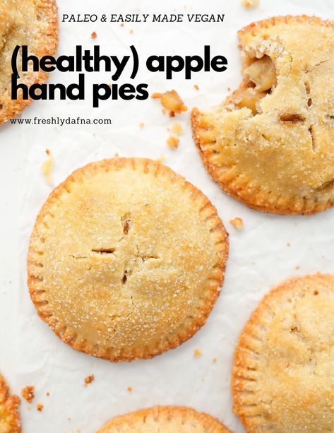 Paleo Hand Pies, Single Serve Pies, Apple Hand Pies, Classic Apple Pie, Paleo Recipes Dessert, Hand Pie, Paleo Desserts, Healthy Apple, Apple Filling