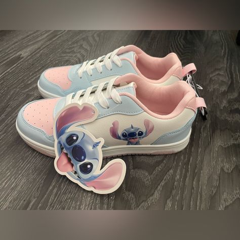 Brand New Available Size : 1, 2, 3, 4 Lilo And Stitch Shoes, Stitch Merchandise, Stitch Shoes, Lilo And Stitch Characters, Birthday Shoes, Lilo And Stitch Merchandise, Custom Sneakers Diy, Stitch Birthday, Stitch Stuff