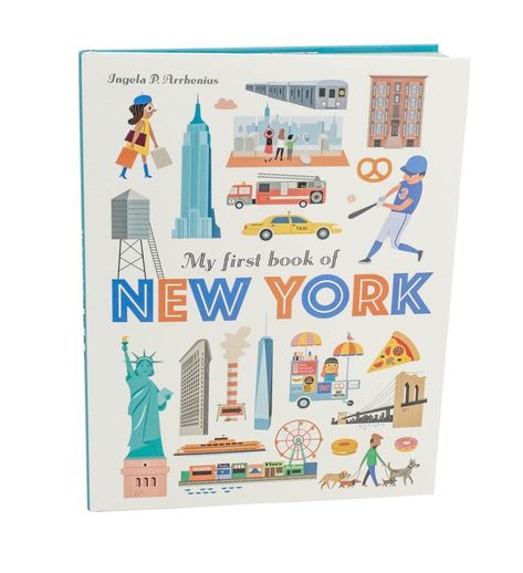 These Travel Books Make the Best Holiday Gifts New York Baby Shower Theme, New York Theme, Baby Toys Newborn, Baby Learning Toys, Nyc Baby, Bath Gift, Baby Bundles, Play Room, Baby Shower Theme