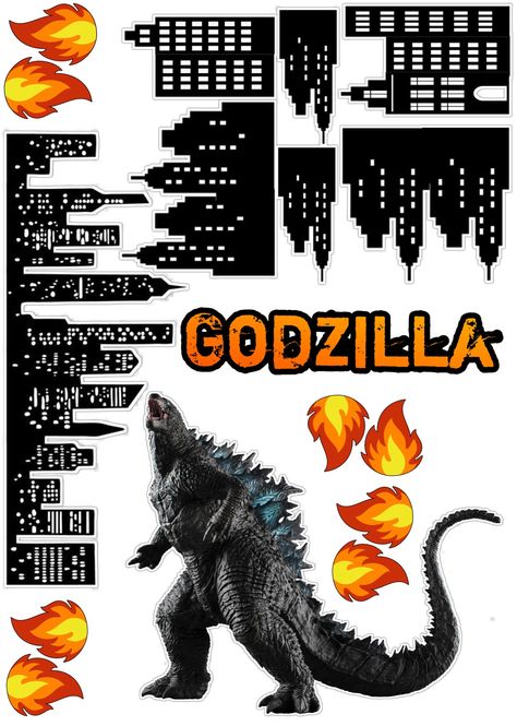 King Kong Vs Godzilla Birthday Party Decorations, Godzilla Cake Topper Printable, Godzilla Party Decorations, Godzilla Vs Kong Birthday Party, Godzilla Birthday Party Cake, Godzilla Clipart, Godzilla Vs Kong Cake, Godzilla Birthday Party Decorations, Godzilla Cake Ideas