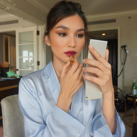 Monika Blunder on Instagram: “Excited to be with this beauty all week @gemmachan @eternals @lorealparis #LorealParisPartner” Astrid Leong Aesthetic, Italy Romance, Astrid Leong, Deep Winter Palette, Representation Matters, Romance Aesthetic, Beauty Procedures, Gemma Chan, Like Fine Wine