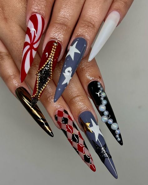 🎪🌟🤡 . Original @cjgdnails . . . @apresnailofficial 2XL Stiletto Sculpted . . Original @cjgdnails . . . #nails #nailart #nailinspo #naildesign #handdrawn #miami #miamigardens #miamilakes #hialeah #wynwood #doral #miramar #pembroke #nailtech #nailartist #gelx #gelextensions #apres #naturalnails #overlay #structuredmani #watchmework #beforeandafter #nailsofinstagram #305 #circus #2xl #stiletto #3d #curtains Circus Nails, 3d Curtains, November Nails, Gel Extensions, Vintage Circus, Nails Nailart, Nail Artist, Nail Tech, Natural Nails