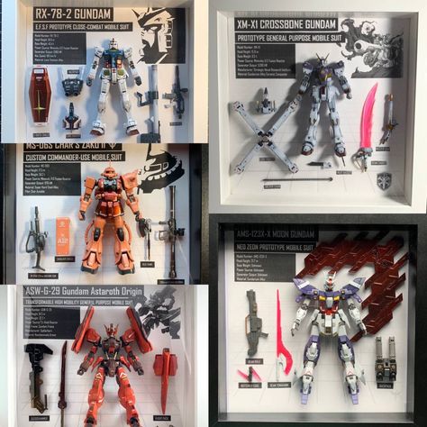 Collectors Room Ideas, Gundam Tutorial, Games Room Inspiration, Action Figure Display, Easy Backdrops, Architecture Design Sketch, Gundam Custom Build, Model Hobbies, Creative Display